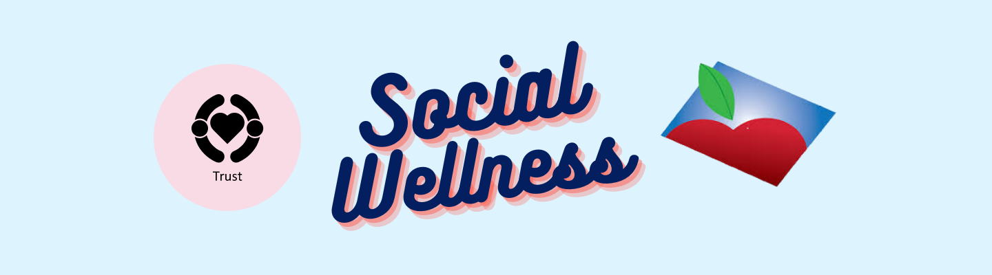 two people and heart. Text reads Social Wellness 