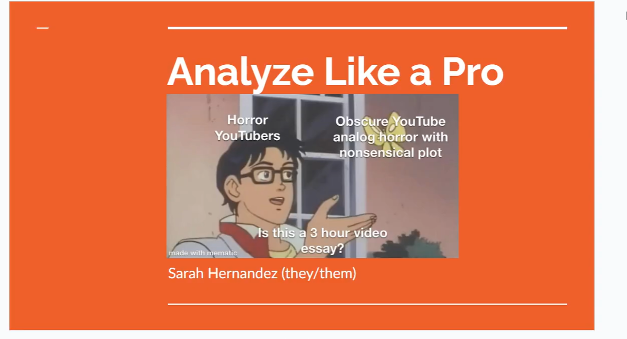 Analyze Like a Pro