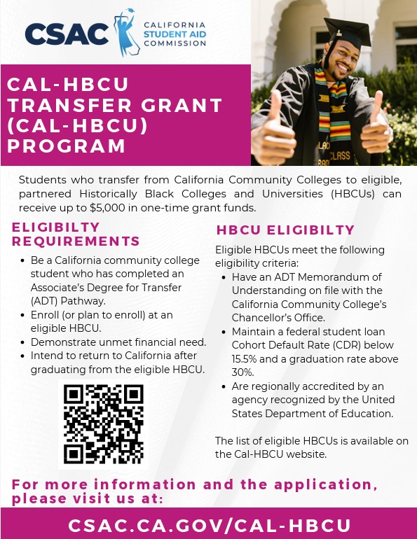 CAL-HBCU Transfer Grant Program